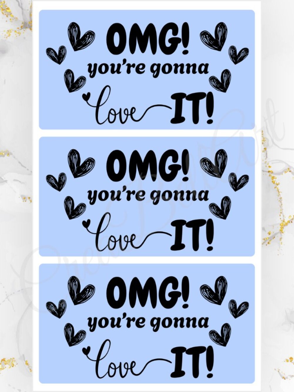 100 Thank you Stickers for Packaging | Small Business Labels